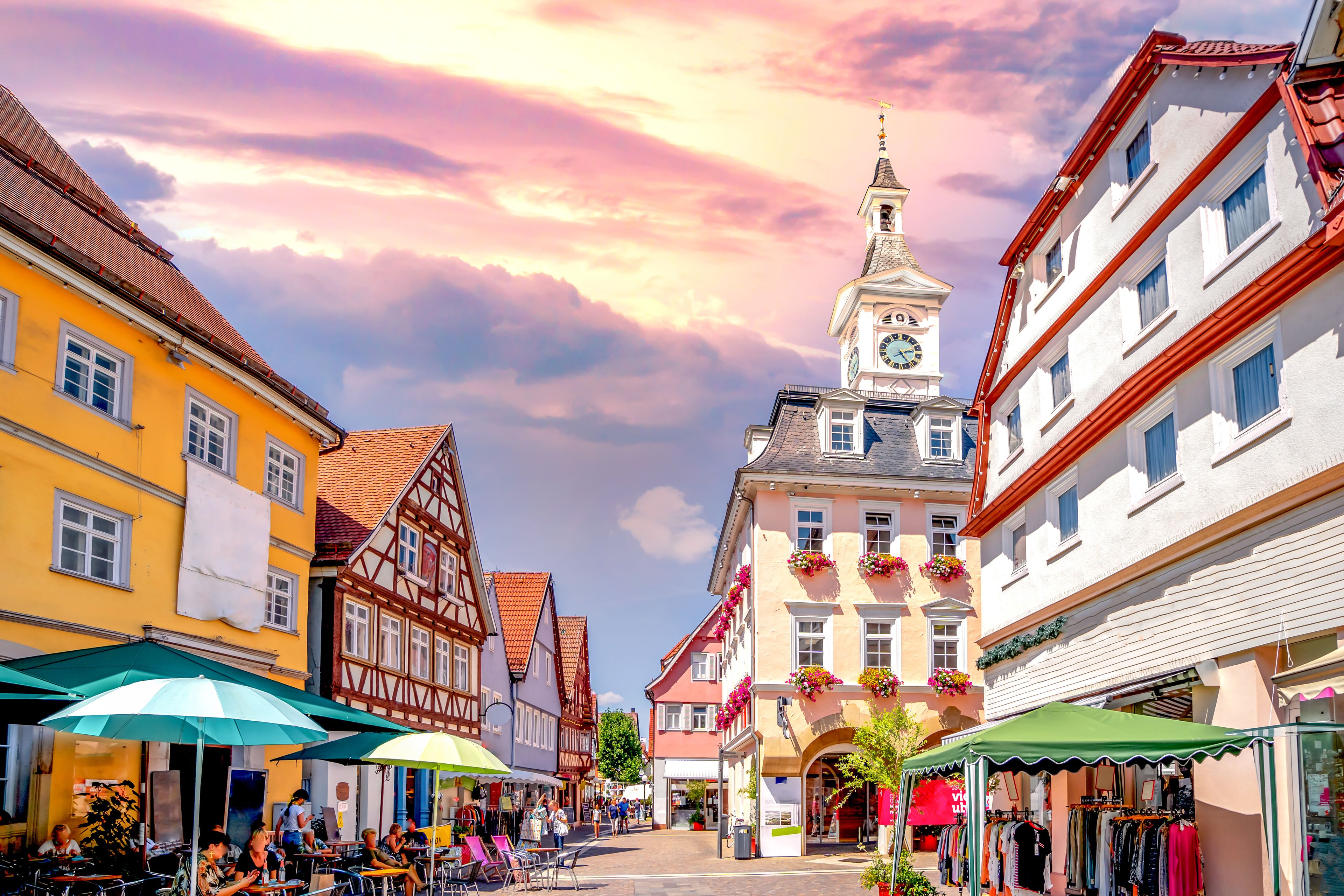 Altstadt, Aalen, Deutschland 