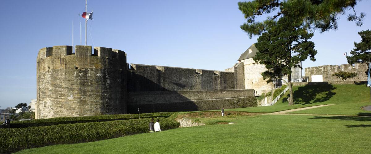 France, Brittany, Brest: view the old castle; Shutterstock ID 39240865
