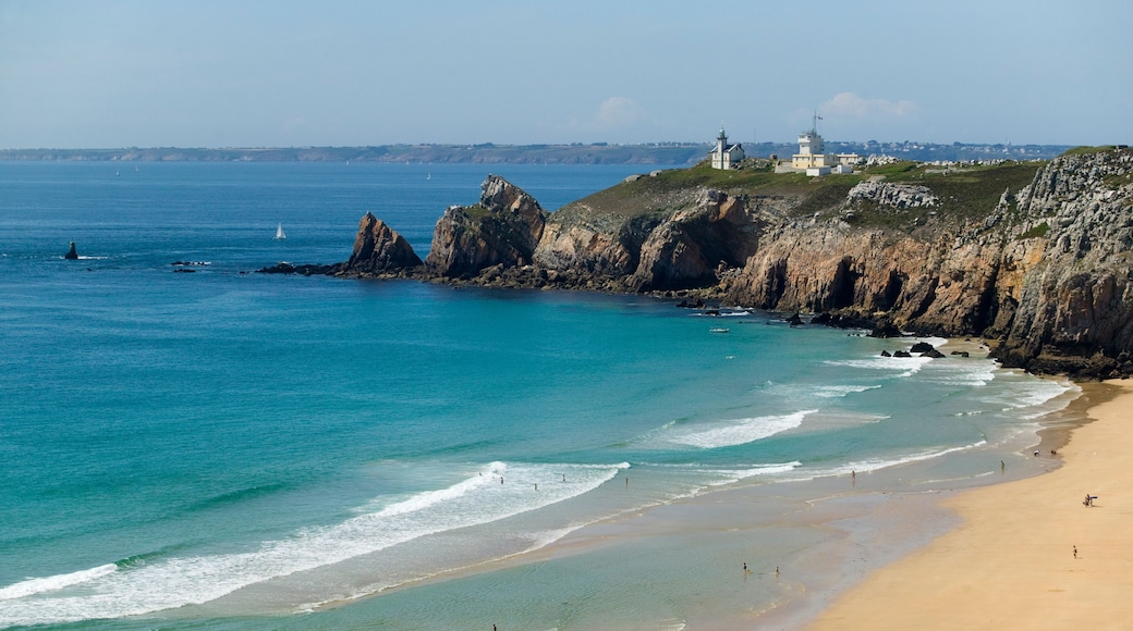 Atlantikküste in der Nähe von Camaret sur mer, Bretagne, Frankreich