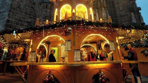 Ansbach Christmas market! Different than Nurnberg and much smaller.