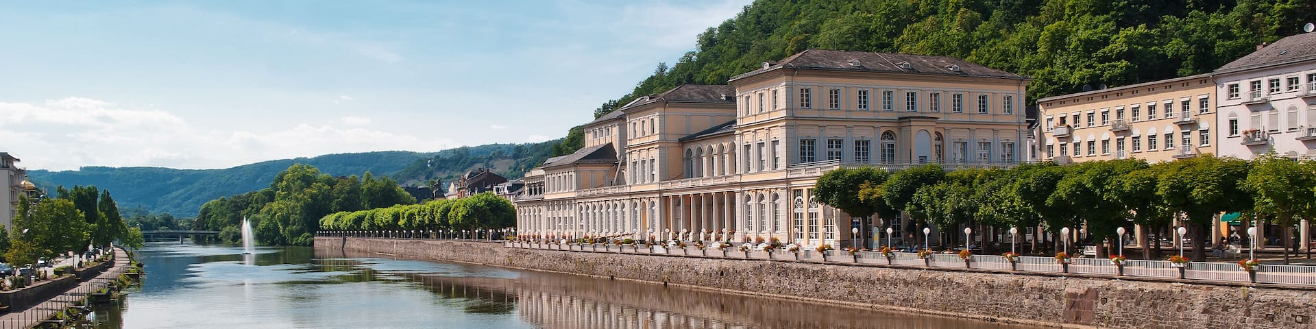 Möndäne Kurpromenade von Bad Ems an der Lahn