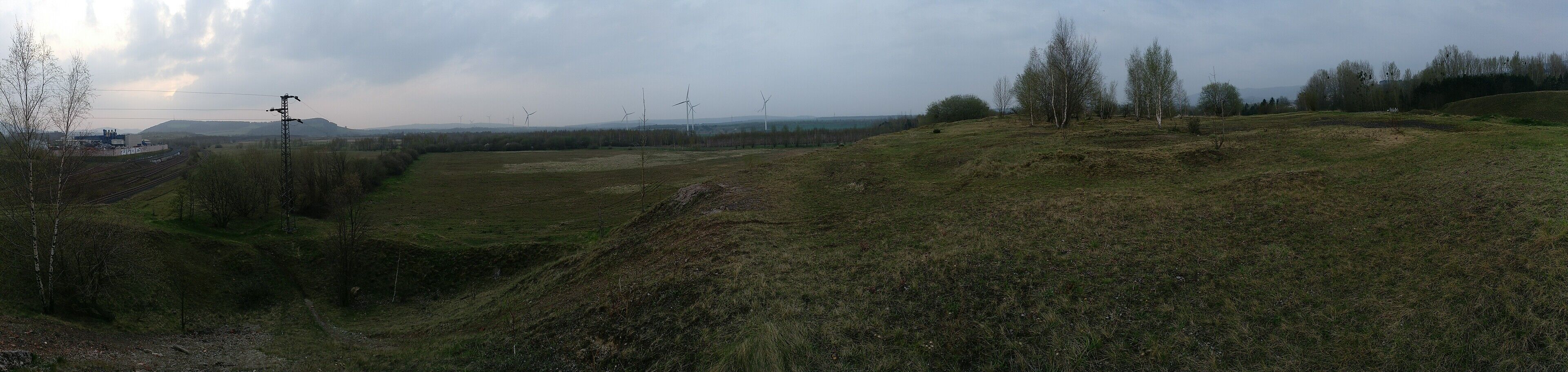 Nordwestblick auf das Kalte Feld bzw. die westliche Gemarkung von Harlingerode