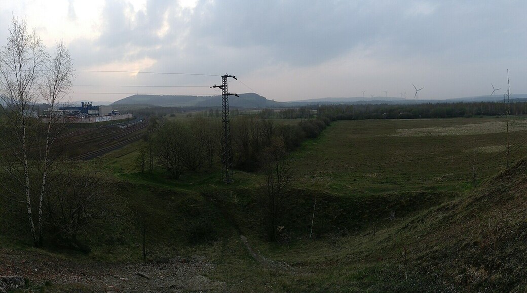 Nordwestblick auf das Kalte Feld bzw. die westliche Gemarkung von Harlingerode