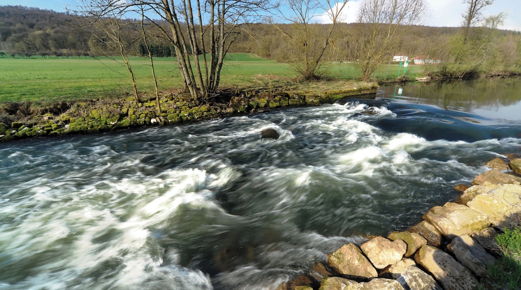 Saale in Bad Kissingen.