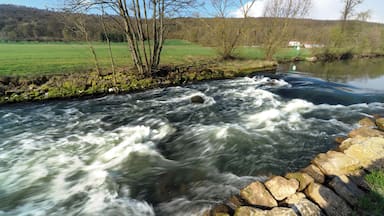 Saale in Bad Kissingen.