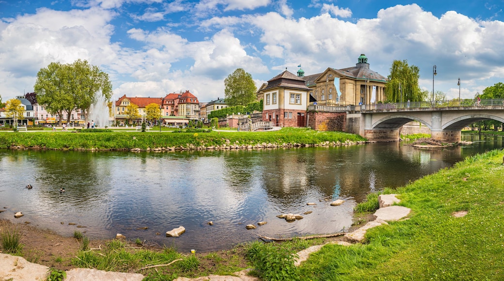 townscape of Bad Kissingen in Bavaria
