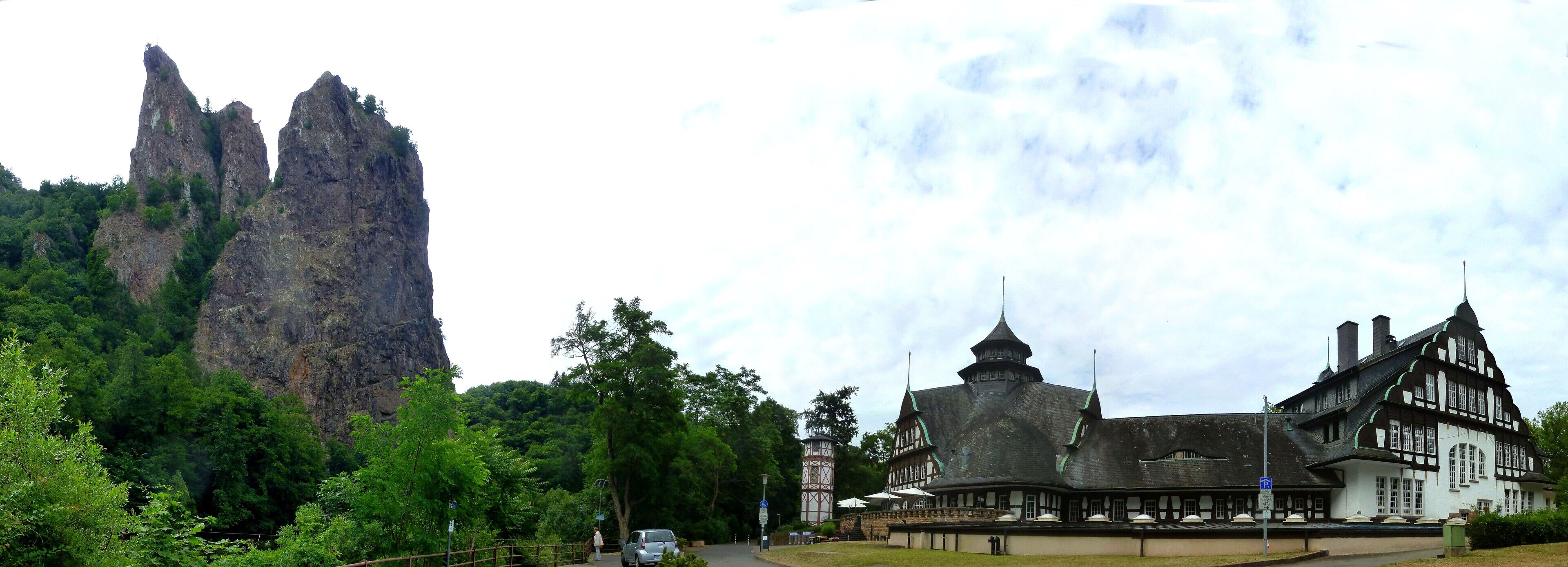 Bad Münster am Stein-Ebernburg mit Rheingrafenstein und Kurhaus