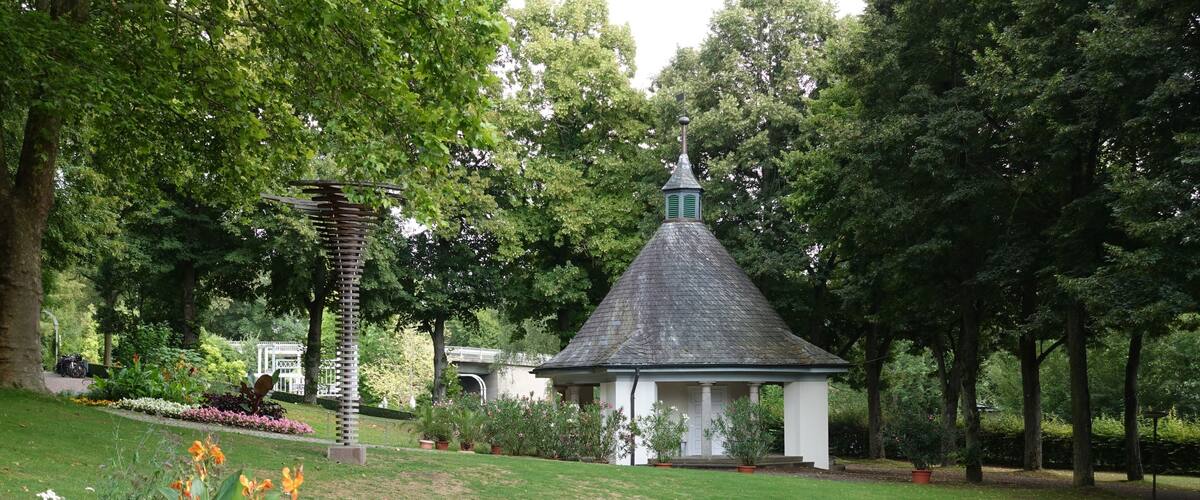 Karl's fountain, spa gardens, Bad Mergentheim, Germany