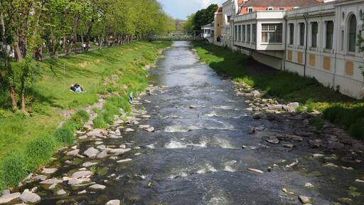 The River Ahr passing through Bad Neuenahr