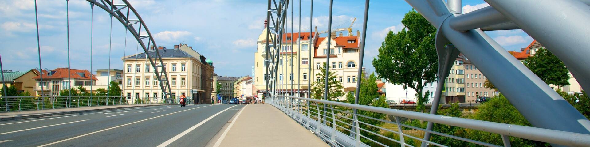 Bamberg which includes a bridge and street scenes