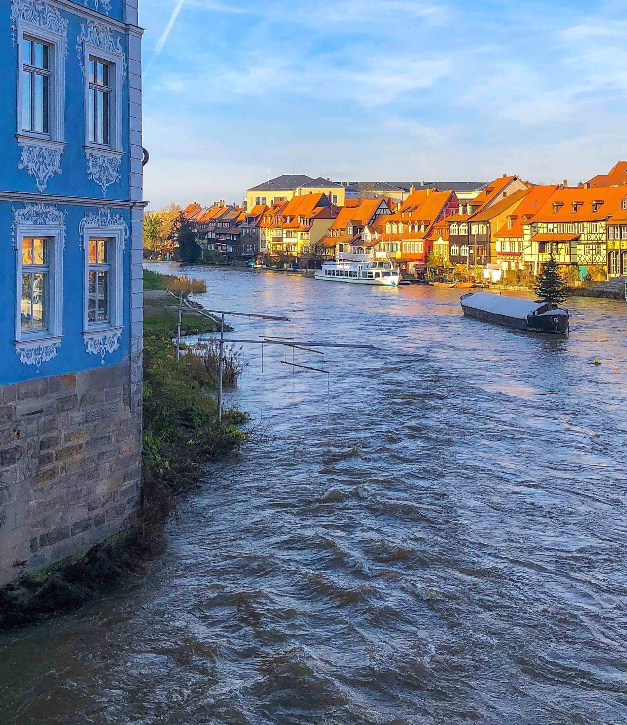 Bamberg, Heller House and view to Little Venice
