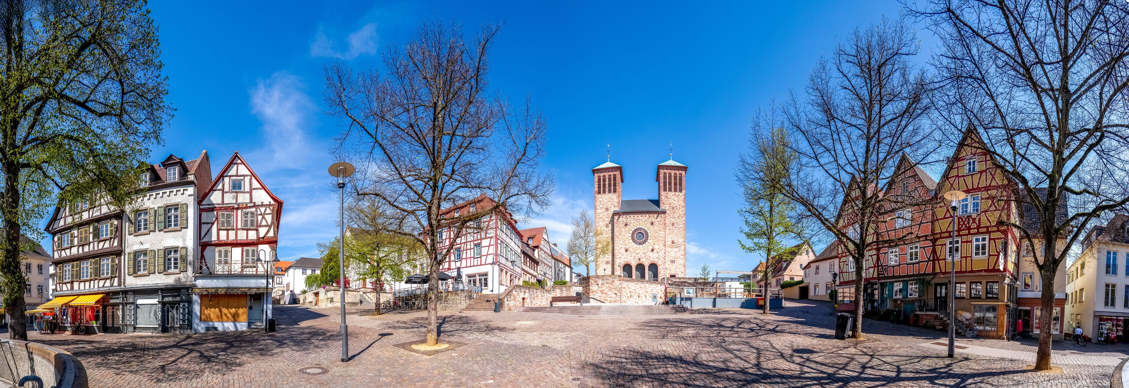 Altstadt, Bensheim, Hessen, Deutschland 