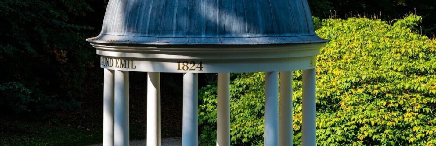 on the top of the hill