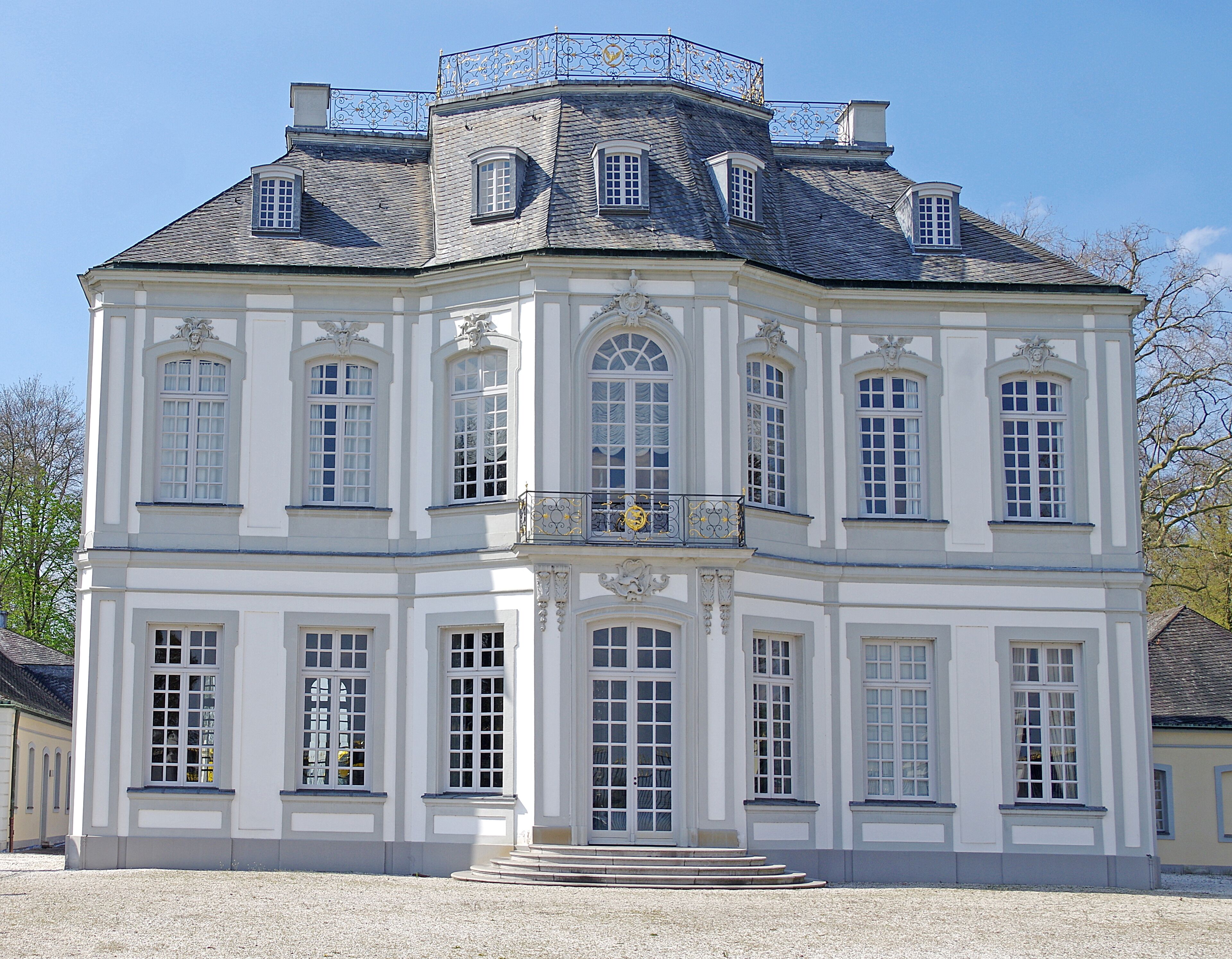 The ultimate "Man Cave" in the form of the Falkenlust Hunting Lodge. Opulent.