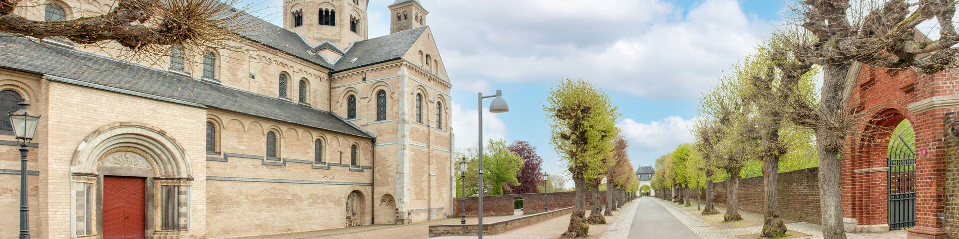 monastery church near Dormagen (in german Kloster Knechtsteden) North Rhine-Westphalia Germany
