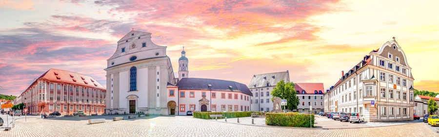 Altstadt, Eichstaett, Bayern, Deutschland