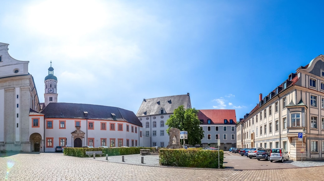 Leonrodplatz und Residenzplatz, Eichstaett, Bayern, Deutschland