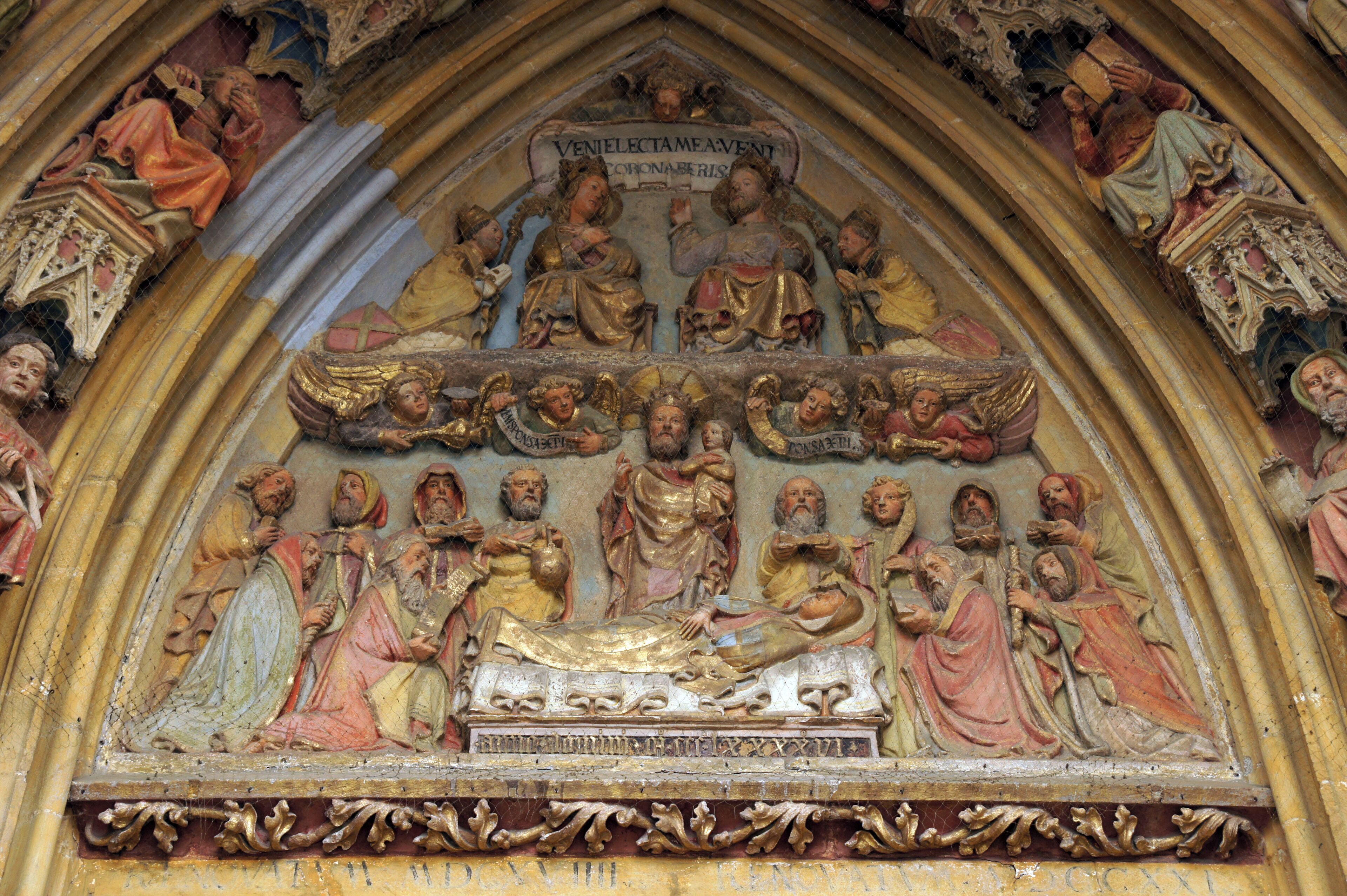 Tympanon im Hauptportal des Dom zu Eichstätt