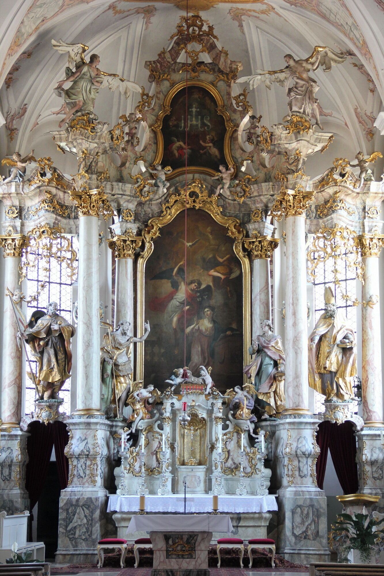 Church of Mariä Verkündigung Native name Pfarrkirche Mariä Verkündigung Location Altenerding, Erding, Upper Bavaria, Germany Coordinates 48° 17′ 35.54″ N, 11° 54′ 19.87″ E