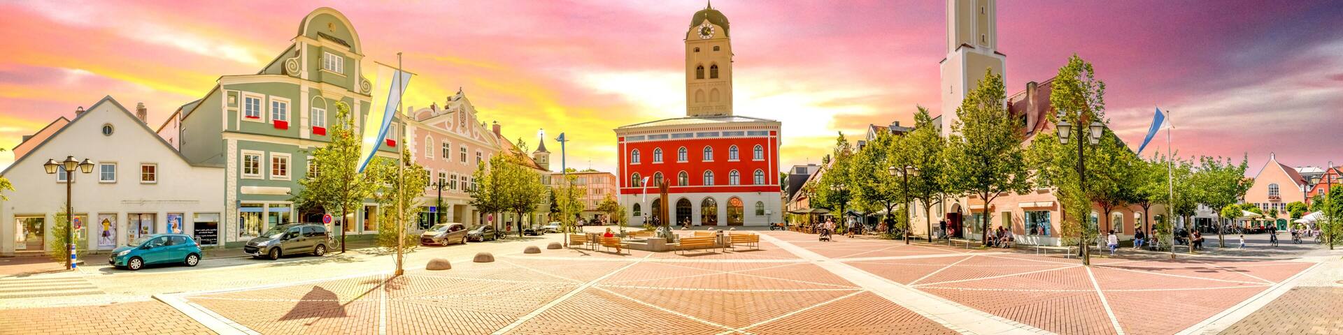 Altstadt, Erding, Bayern, Deutschland