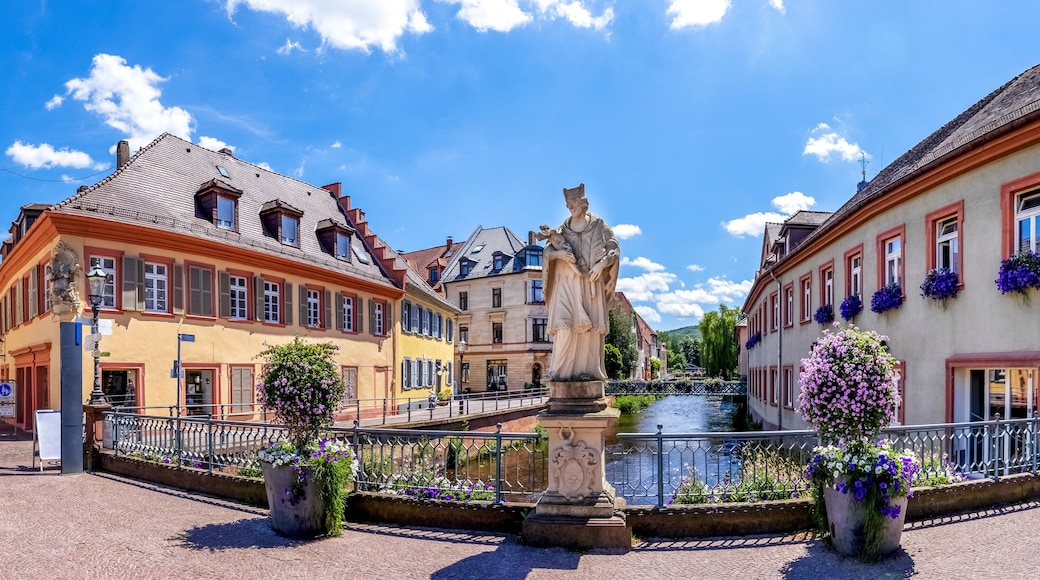 Fluss Alb, Ettlingen, Deutschland