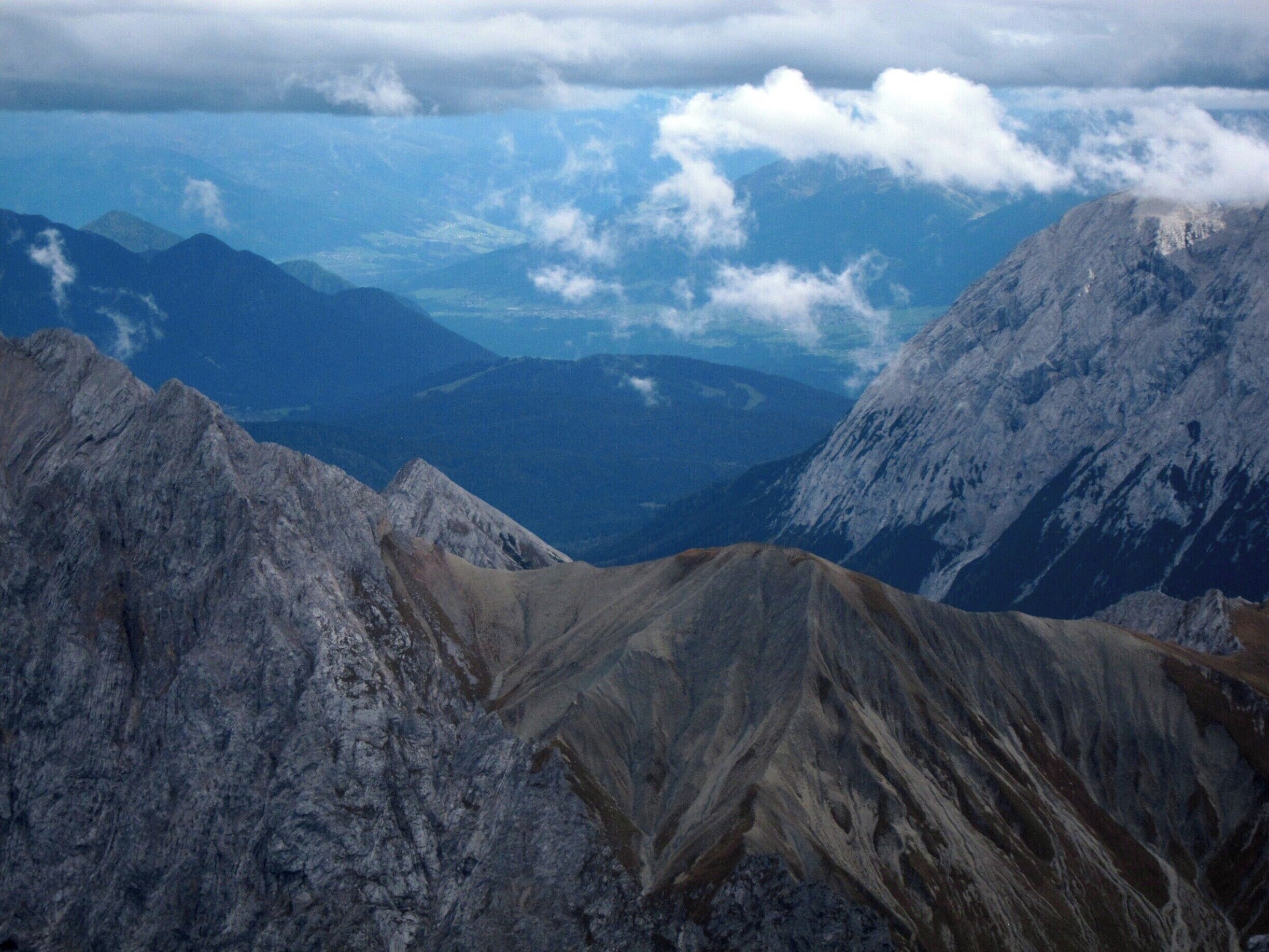 This is the tallest peak in Germany and gives you a great view even on a cloudy day (like the one in the picture). There's a cable car to the top where you can take in the view from all sides. We enjoyed hot chocolate in a warm cafe looking out at technical climbers scaling the top of the mountain.