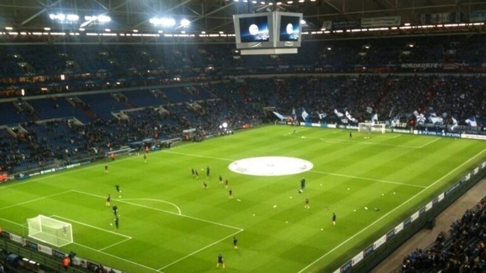 Superb stadium. Good team and no segregation between the home Schalke 04 supporters and those of us that support Arsenal.