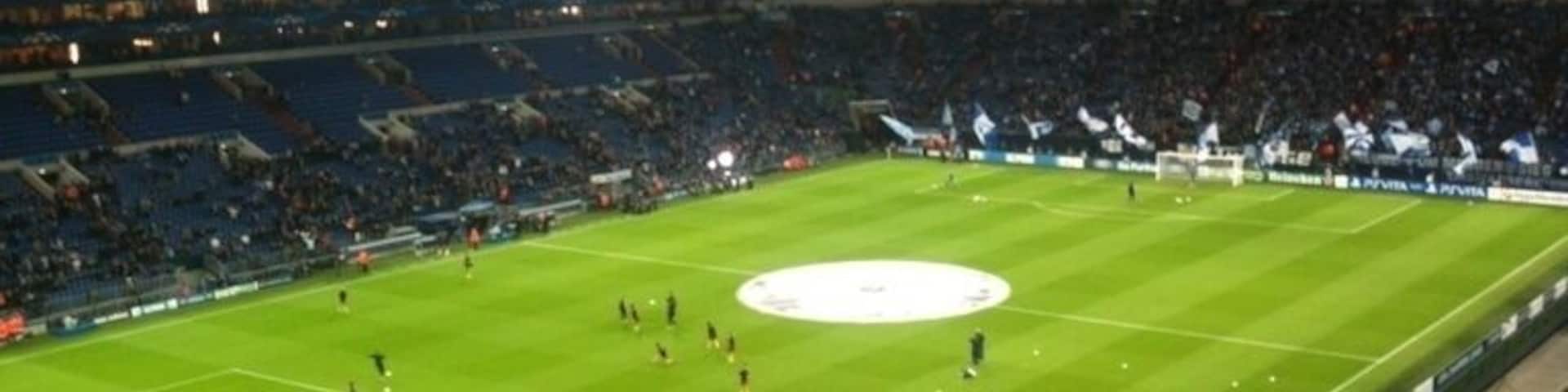Superb stadium. Good team and no segregation between the home Schalke 04 supporters and those of us that support Arsenal.