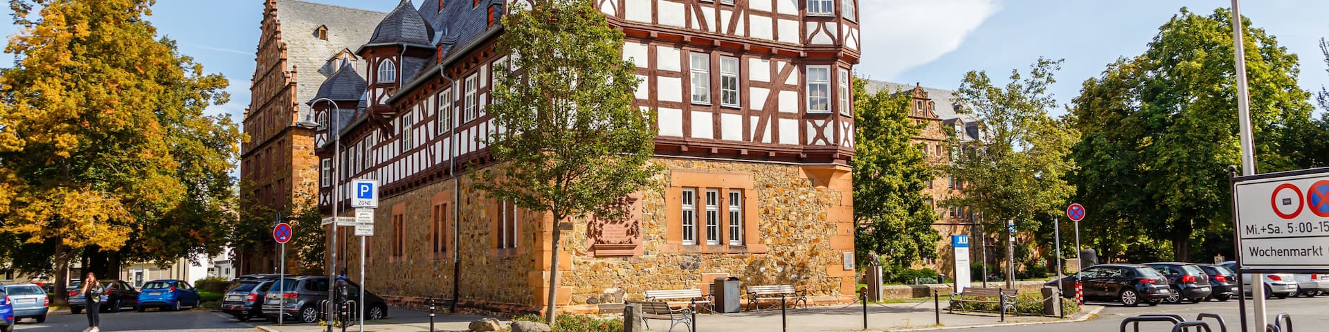 Gießen, das Neue Schloss. Hessen, Deutschland, 20.09.2020.