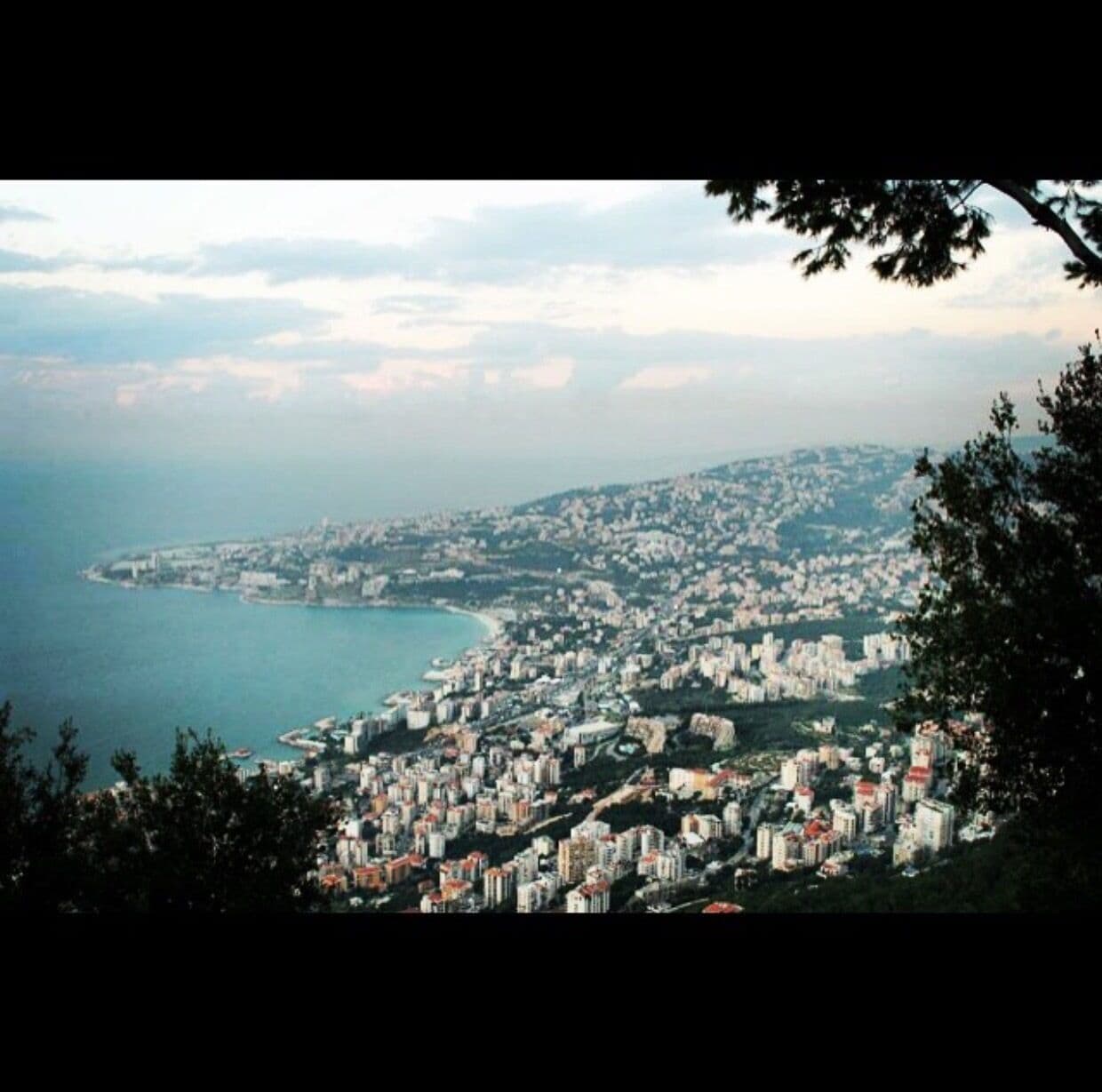
Birds eye view from Lady of Lebanon , Harissa . Great country , a must experience ! 