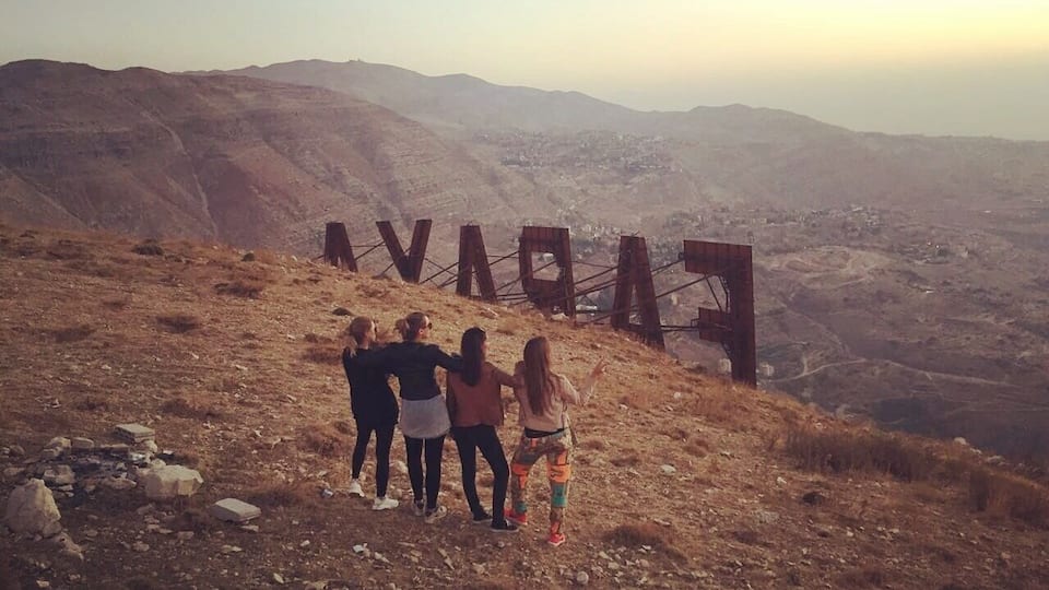 We managed to reach the top of Faraya #lifeatexpedia