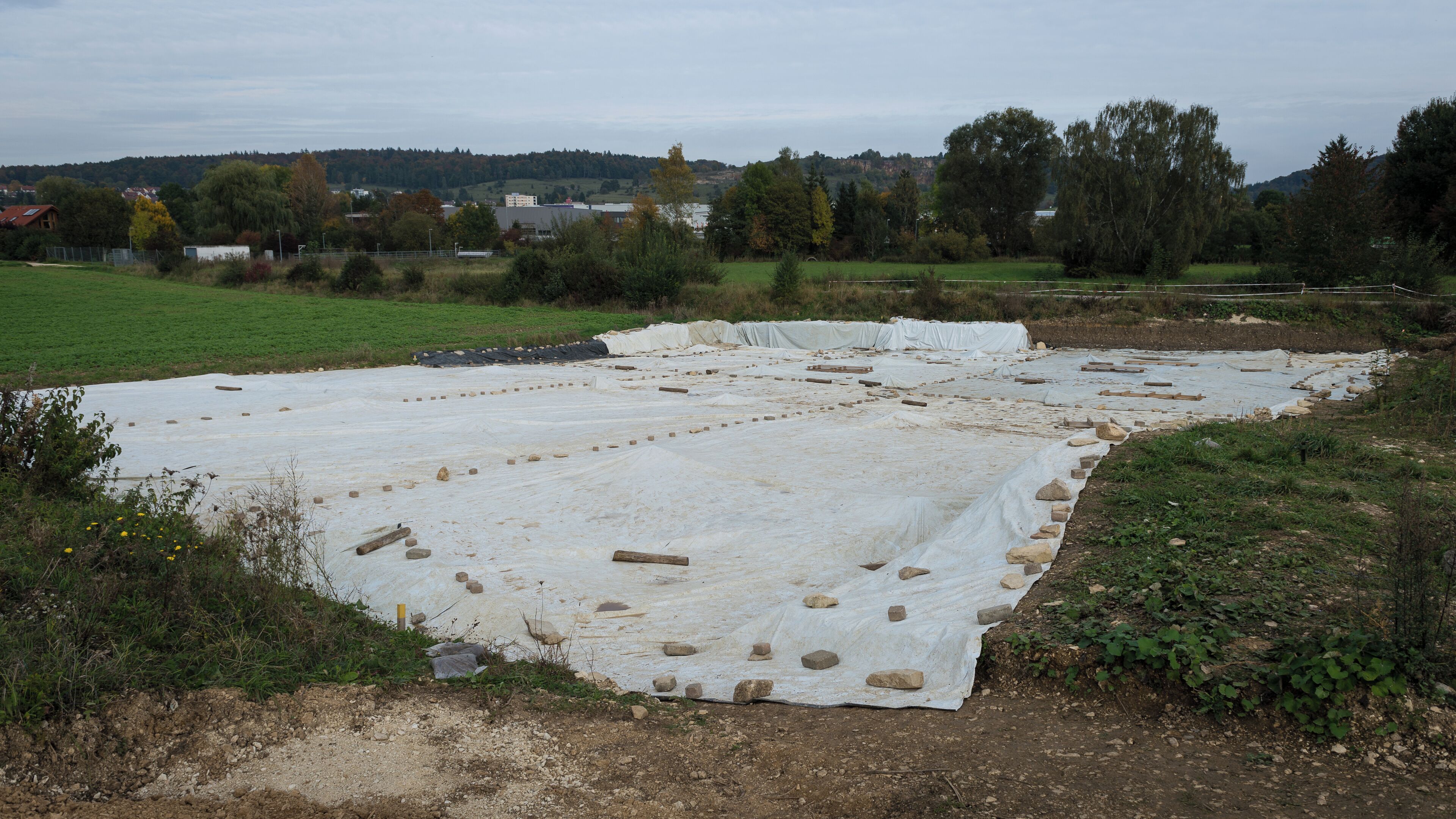 Heidenheim an der Brenz, archäologische Ausgrabungen im Gewann Fürsamen.