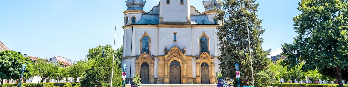 Kirche, Hockenheim, Baden Württemberg, Deutschland