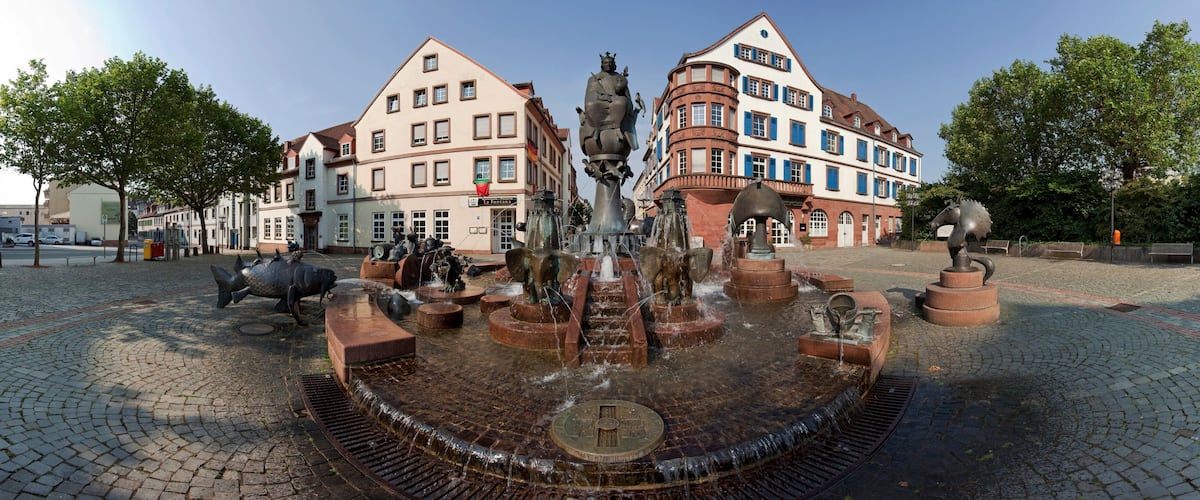 Kaiserbrunnen Kaiserslautern Panorama