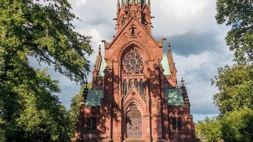 Grabkapelle Karlsruhe, Vorderansicht, 24.08.2014.