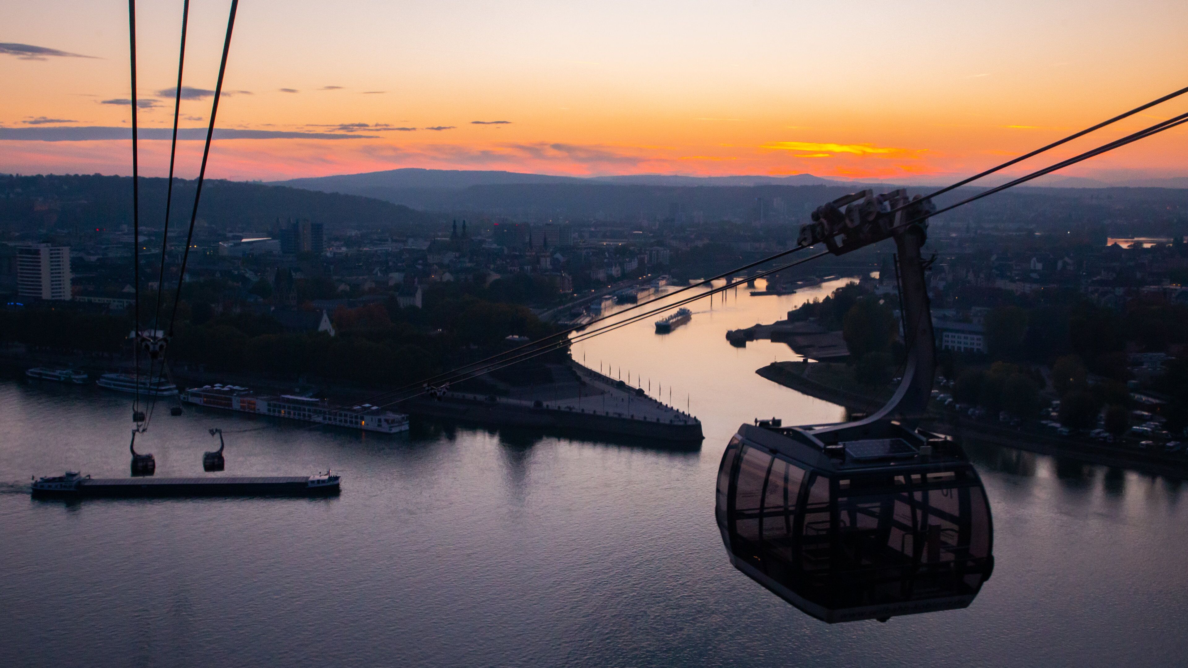 Germany featuring a river or creek, landscape views and a gondola