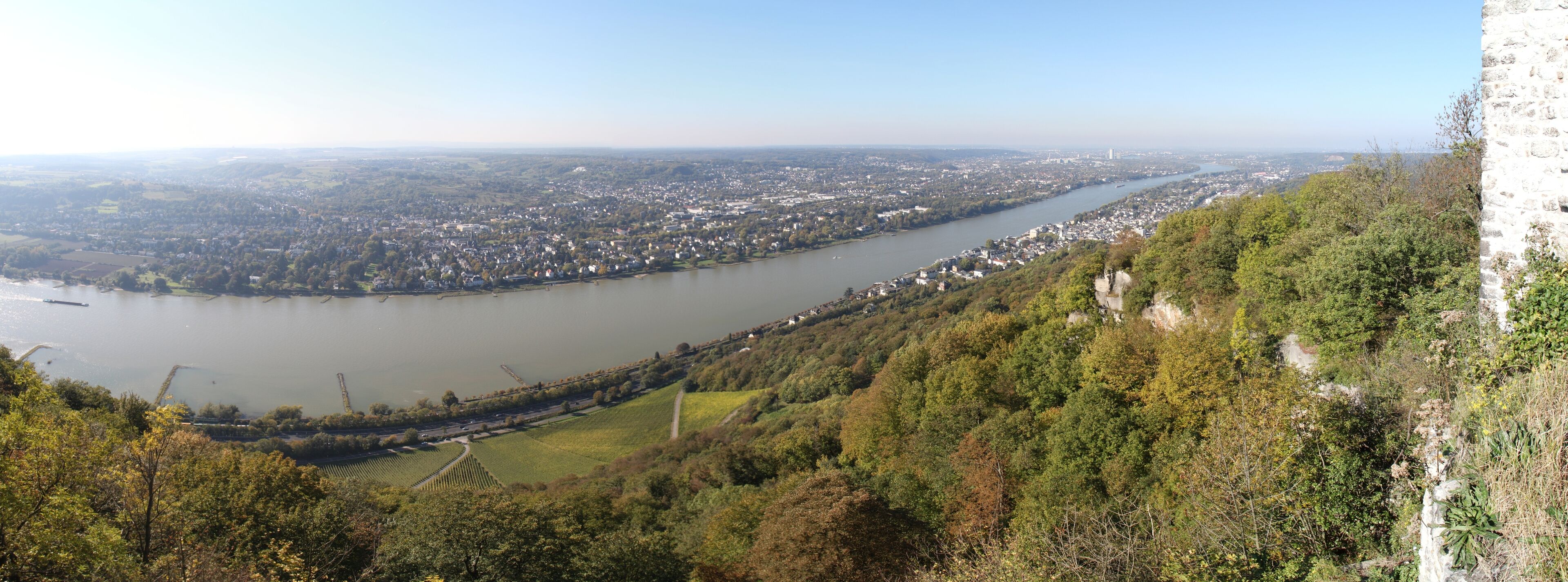 Blick vom Drachenfels (Siebengebirge)