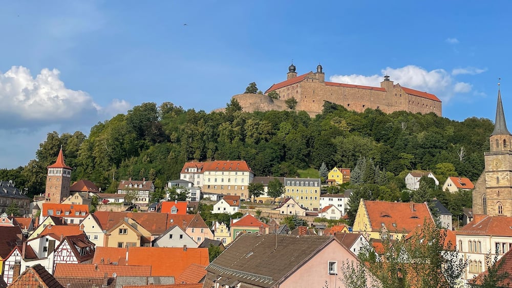 panorama of Kulmbach in Bavaria