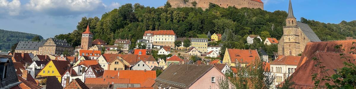 panorama of Kulmbach in Bavaria