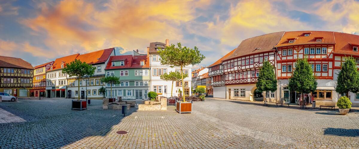 Altstadt, Bad Langensalza, Thüringen, Deutschland