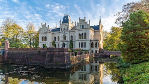 Evenburg Castle in Leer built in neo-Gothic style
