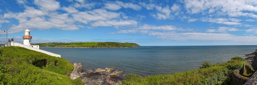 Panorama Youghal Lighthouse im County Cork / Irland