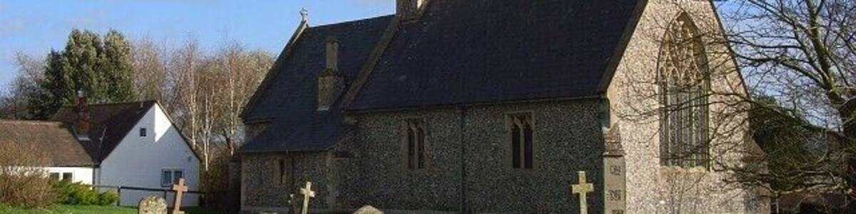 St Lawrence's church, South Weston, Oxfordshire, seen from the west