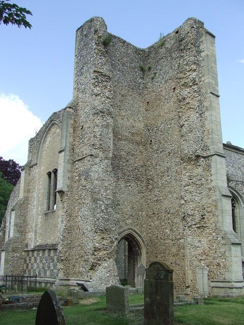 St Andrew Little Cressingham. The church of St Andrew Little Cressingham, Norfolk. For more info see http://www.norfolkchurches.co.uk/littlecressingham/littlecressingham.htm for other views see 1389573 1361596 1389574