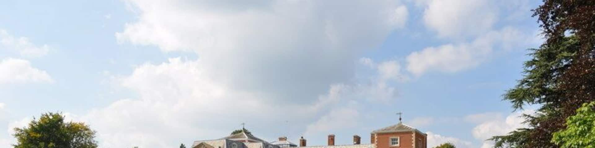 Euston Hall. From the back looking at the hall, still very well maintained.