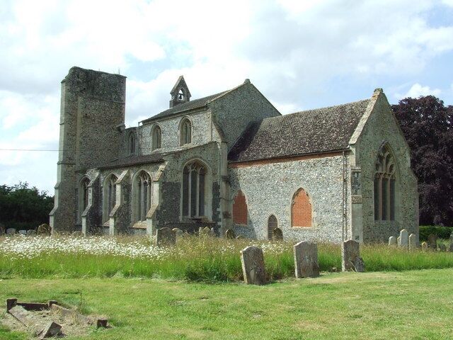 St Andrew Little Cressingham. The church of St Andrew Little Cressingham, Norfolk. For more info see http://www.norfolkchurches.co.uk/littlecressingham/littlecressingham.htm for other views see 1389573 1389574 1389577