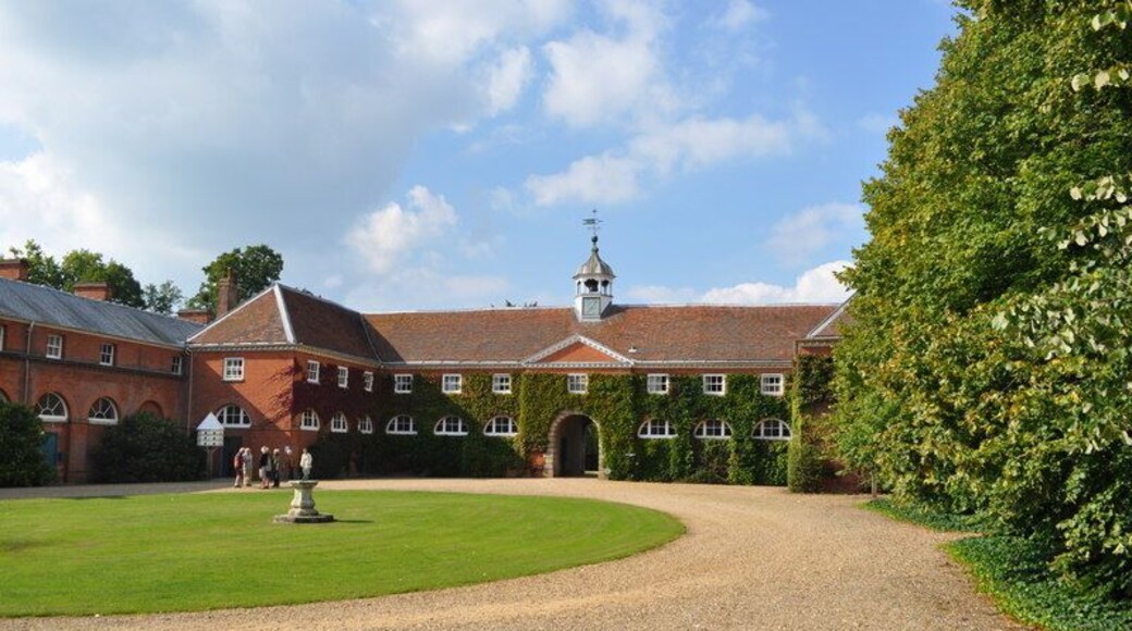 Euston Hall Gatehouse. A view of the gatehouse at Euston Hall.
