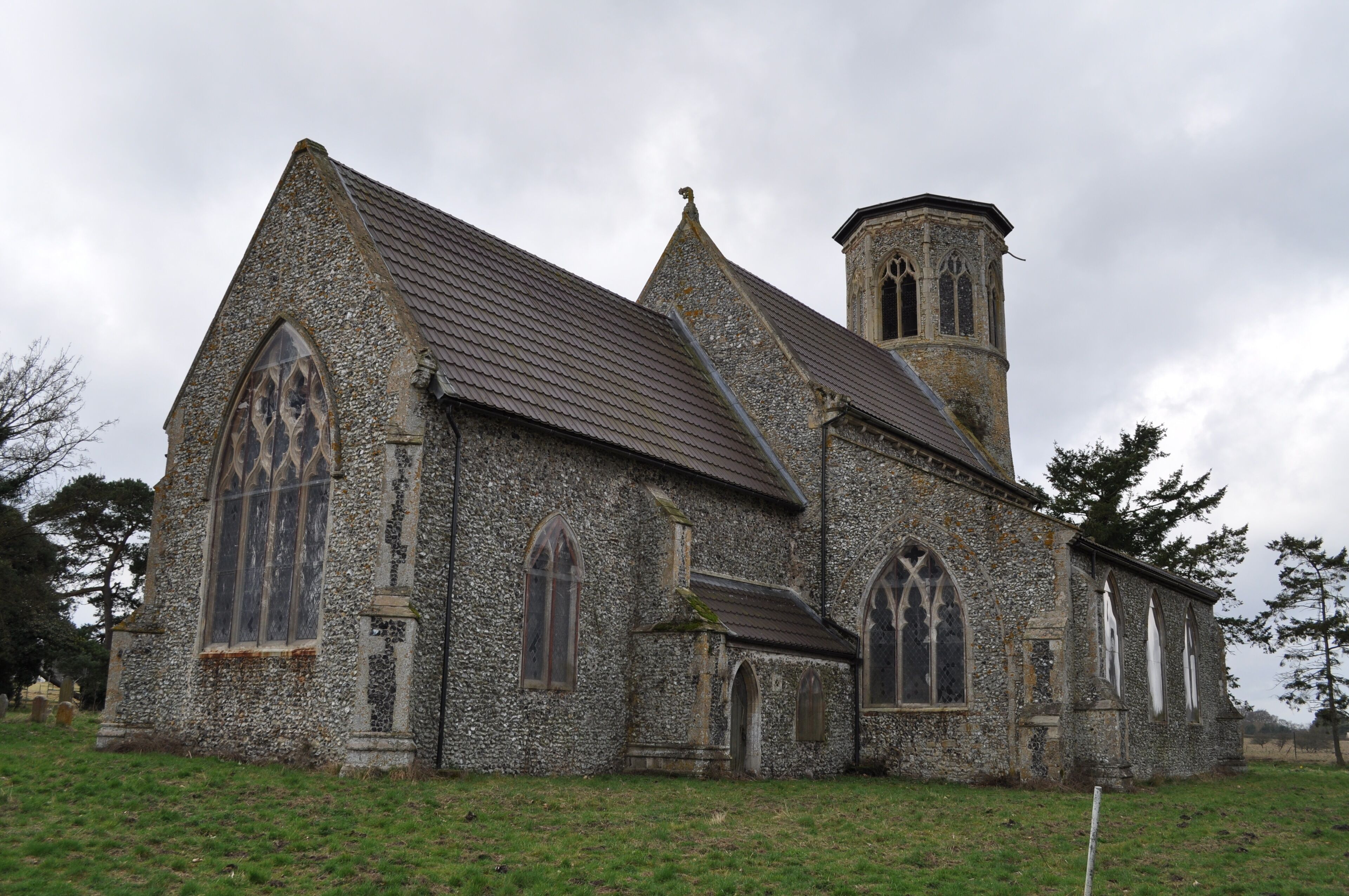 All Saints Church, Stanford This is All Saints church, Stanford. This church is situated inside the STANTA military battle training area and I visited on 26th March 2010 with special permission from the MoD. The area was originally established in 1942 when a battle training area was required. Military exercises were already known in the area; tanks had trained at Thetford in the First World War. The complete takeover involved the evacuation of the villages of Buckenham Tofts, Langford, Stanford, Sturston, Tottington and West Tofts. All residents were evactuated in 1942.