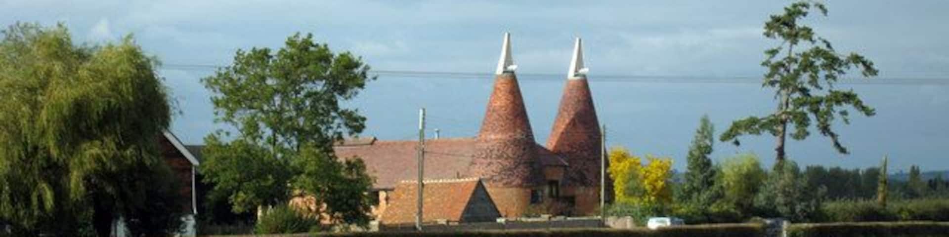 Oast House at Knells Farm, Queen Street, Paddock Wood, Kent