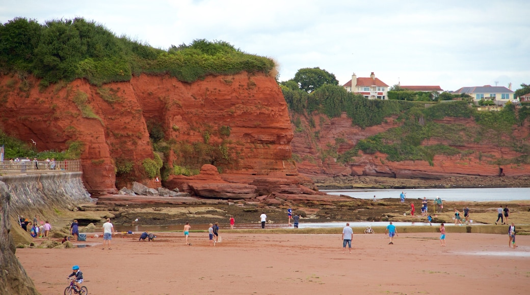 Torquay featuring general coastal views, a beach and rocky coastline